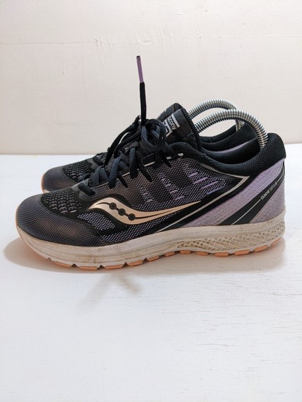 Saucony Guide ISO 2 Running Shoes Women Size 6M Purple/Black S710000-6 - Picture 1 of 10